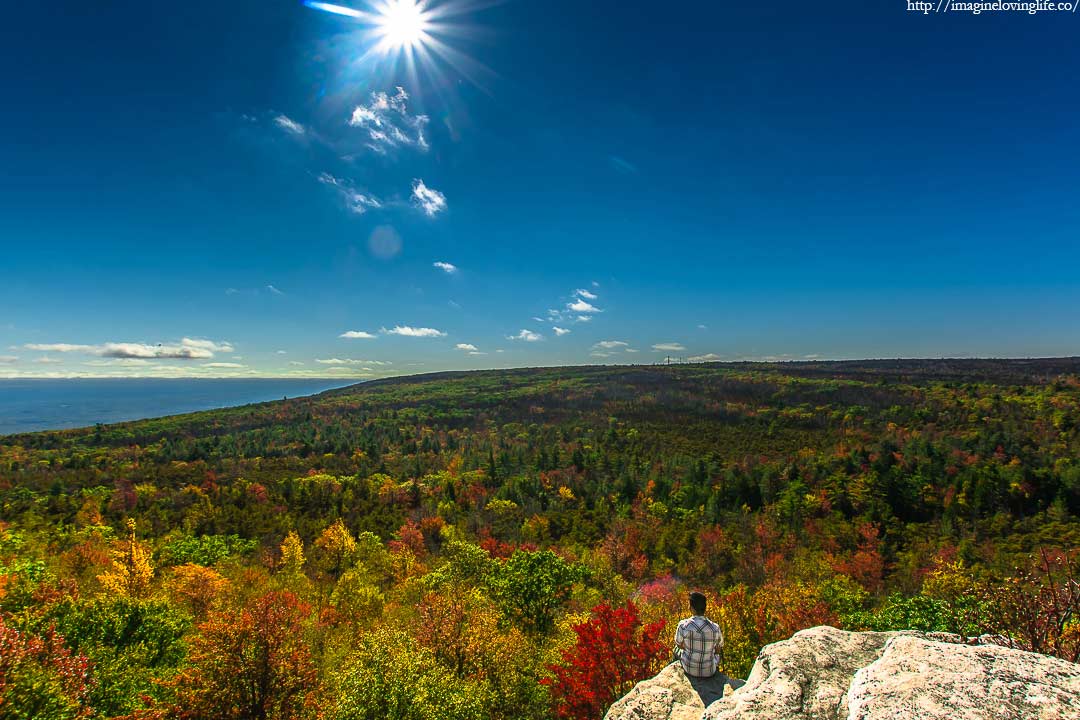 sams point high point trail view